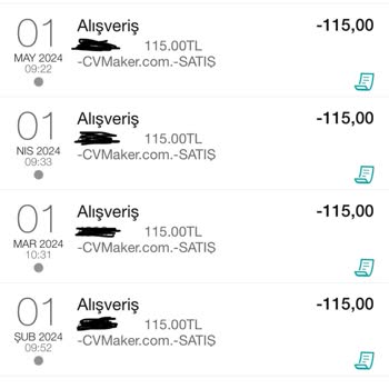 Cvmaker.com.tr Kart Bilgilerimi Kopyaladılar