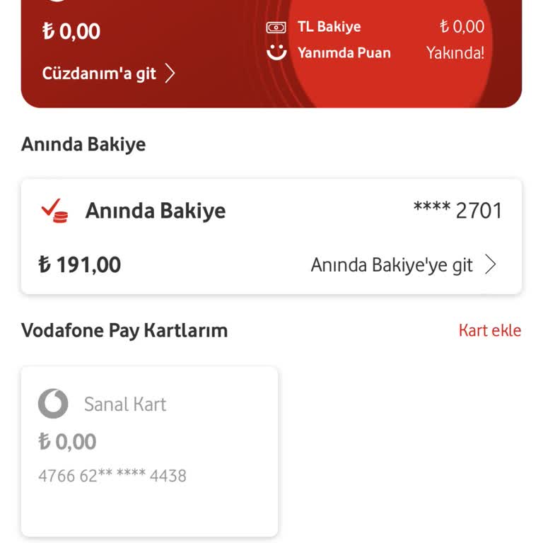 Vodafone Pay Bloke Paraya El Koyup Ödetme