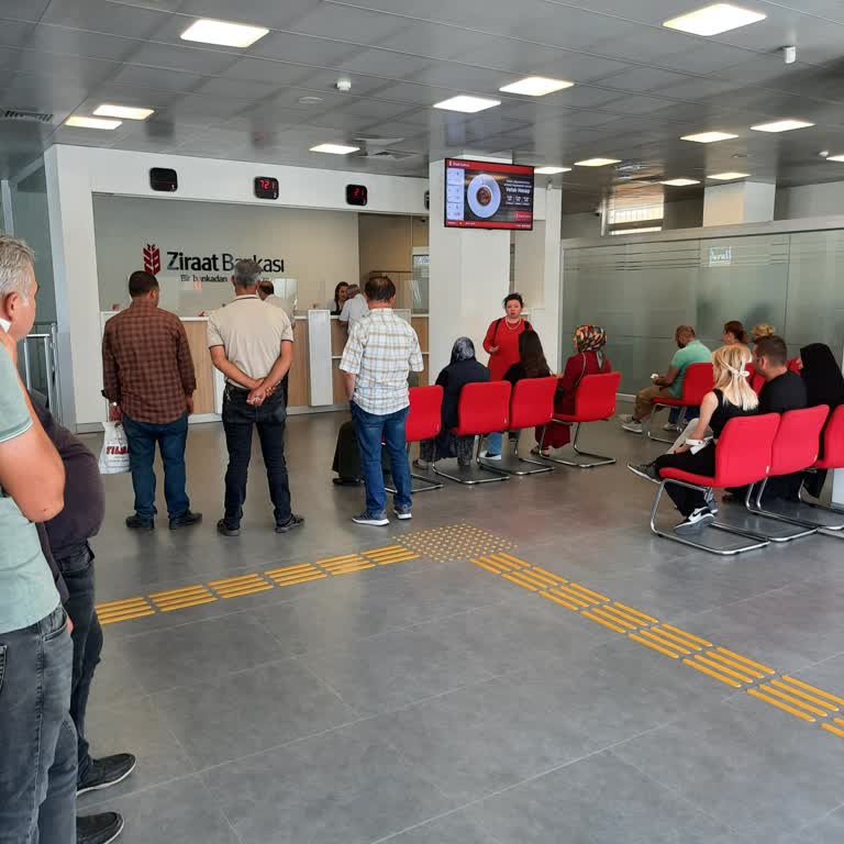 Ziraat Bankası Çerkezköy Şubesi Yavaş İşlemler