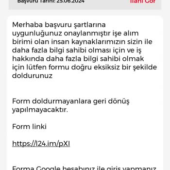 İşin Olsun Kimlik Bilgileri İstenmesi
