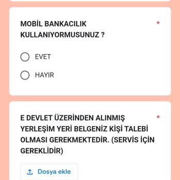 İşin Olsun Kimlik Bilgileri İstenmesi