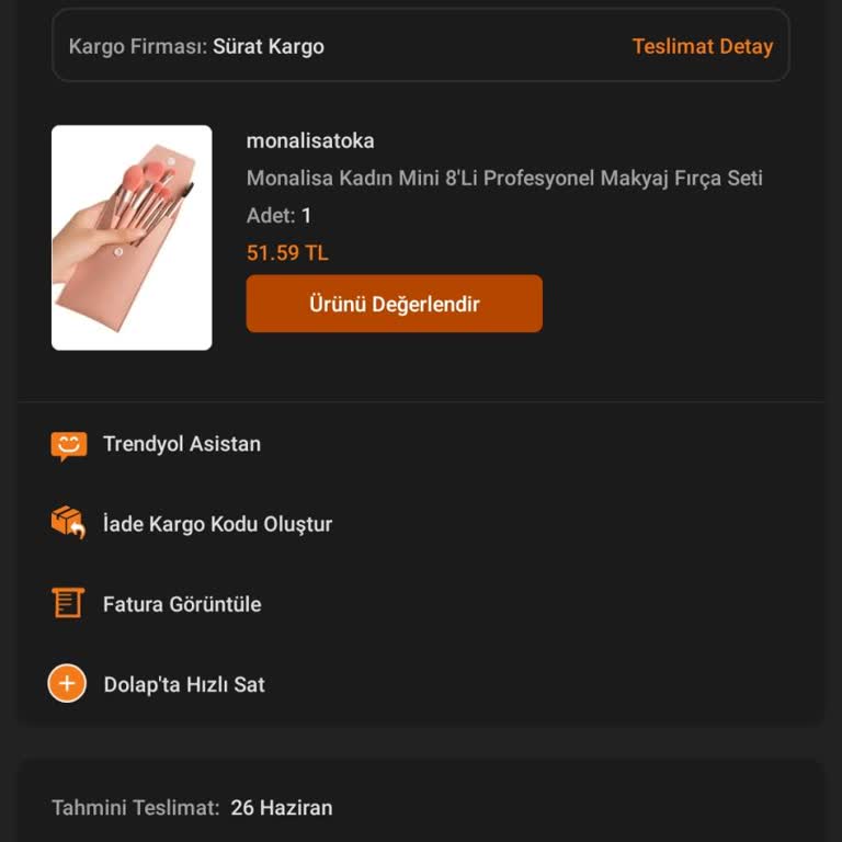 Trendyol Kargom Elime Ulaşmadı Gereğini Yapın
