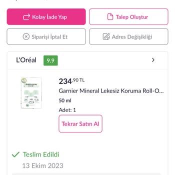 Garnier Roll On Kaşıntı