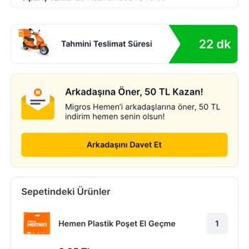Migros Hemen Teslimat Süresi Yalanı