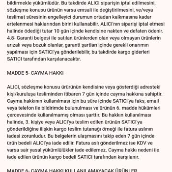 By Eda Uzunlar Görseldeki Ürün İle Gelen Ürünün Rengi Farklı İade Yok!