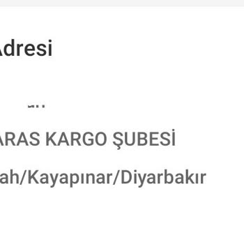 Aras Kargo Teslimat Problemi, Şube Sorumsuzluğu, Yanlış Şube