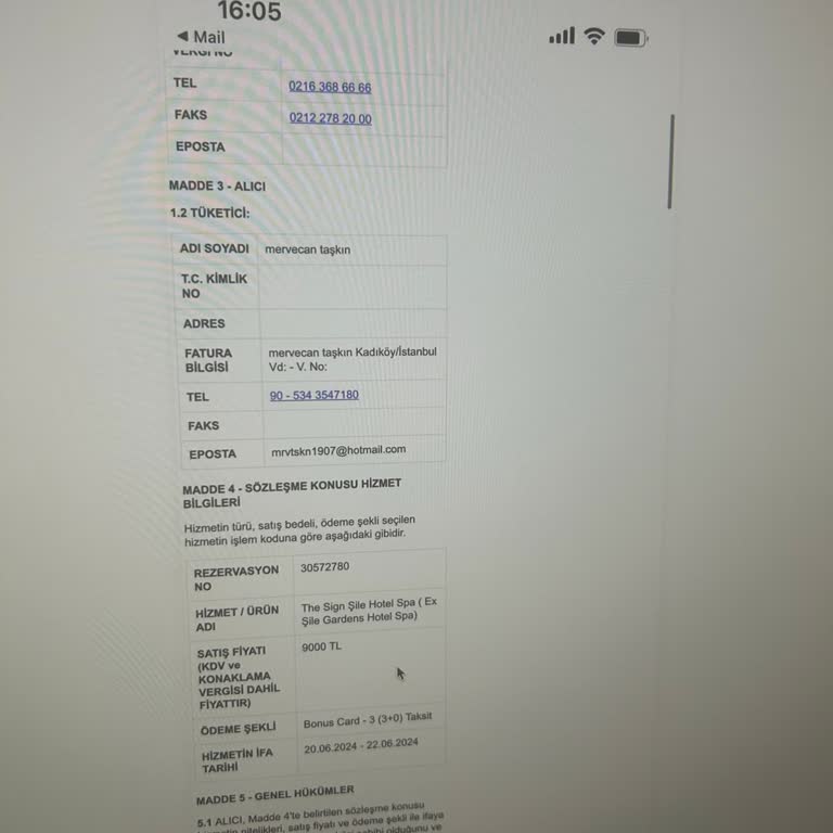 Tatil Sepetinden Aldığım Hizmet Hayal Kırıklığı Yarattı