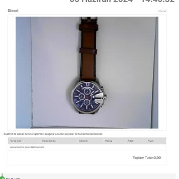 Saat & Saat'ten Aldığım Diesel Saatin Sürekli Geri Kalması