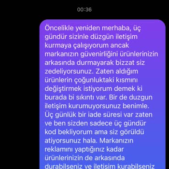 urbanmaden.co Urban Maden Co Ürün Değişimi