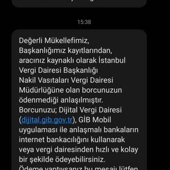 Gelir İdaresi Başkanlığı Gıb Üzerime Kayıtlı Araç Olmamasına Rağmen Vergi Talep Ediyor!