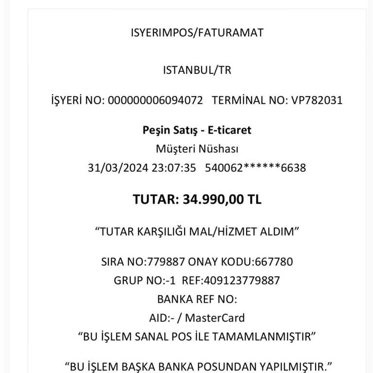 İşyerimpos Aracılığıyla Güvenli Olmayan Alışveriş