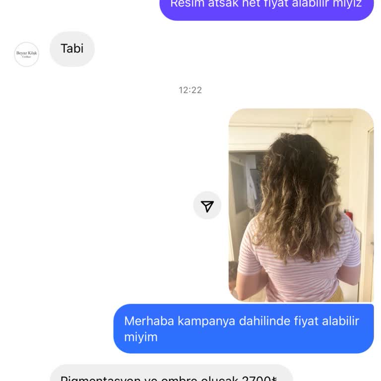 Beyaz Köşk Coiffeur (Ersin Pekdemir) Kuaförde Fiyat Farklılığı Ve Yanıltıcı Bilgi