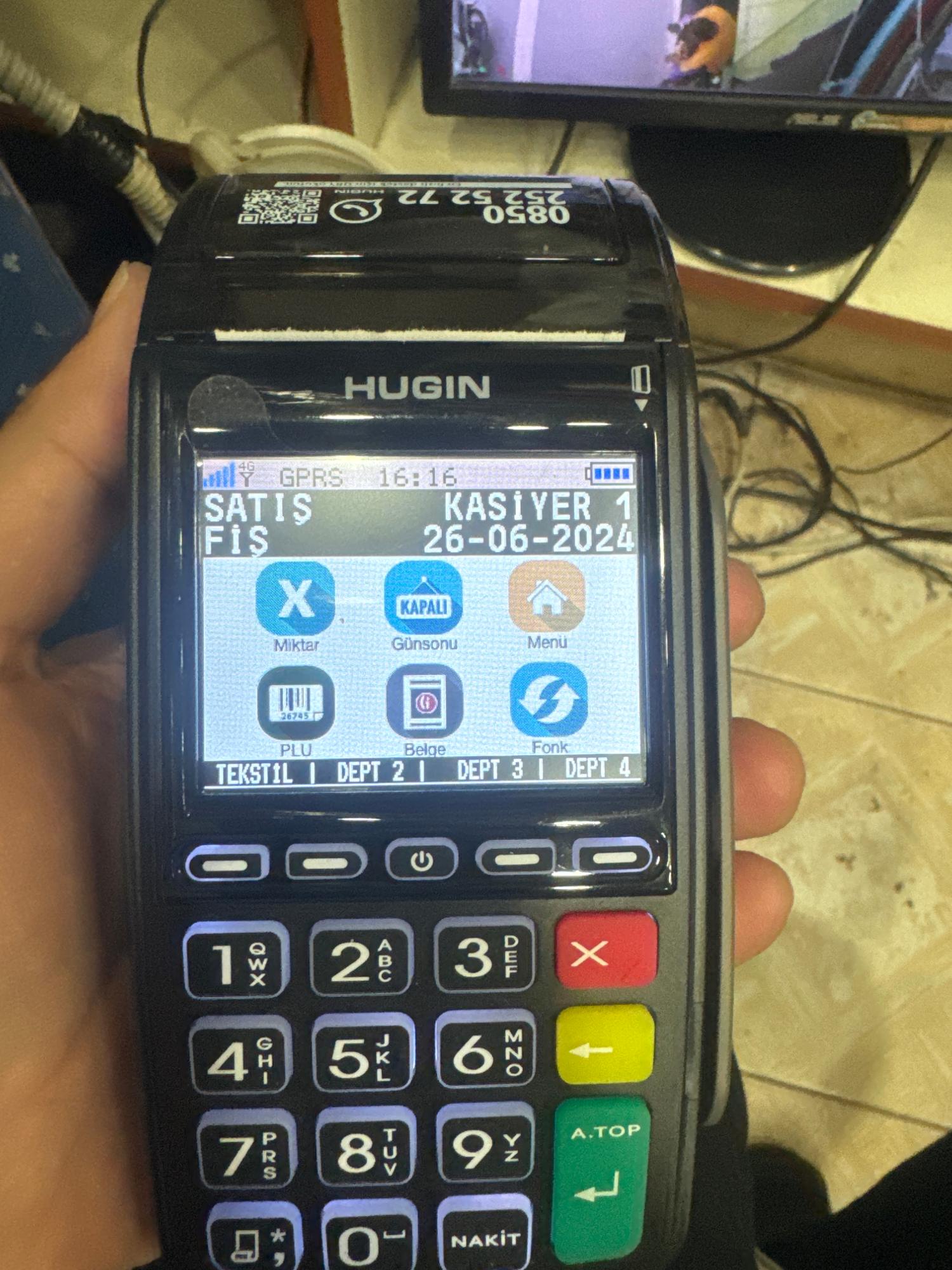 Hjgin Hugin Ödeme Sistemleri Hugin Yazarkasa Pos Cihazı Sürekli Donuyor ...