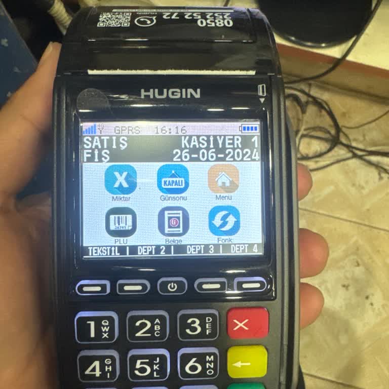 Hugin Yazarkasa Pos Cihazı Sürekli Donuyor