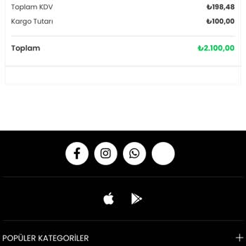 Butik Ponçik Teslim Edilmeyen Sipariş Ve Para İadesi