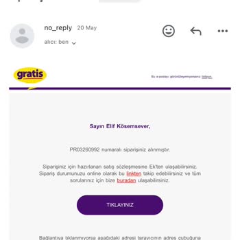 Gratis İptal Ettiği Siparişimin Ücretini 1 Aydır İade Etmiyor!
