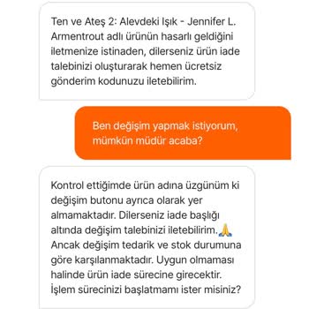 Hepsiburada Yırtık Gönderdiği Kitabı Değiştirmiyor