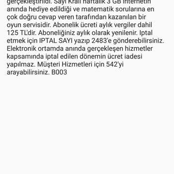 Vodafone Eksik Bilgilendirmeye İlişkin Ek Abonelik İşlemleri (Sayı Kralı) Hk.