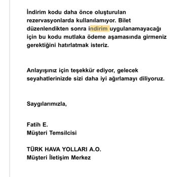 Turkish Airlines THY Yapılan Haksızlık