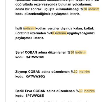 Turkish Airlines THY Yapılan Haksızlık