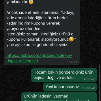 Mubb.tr Şirketi İnsanlara Orijinal Olmayan Ürün Satıyor