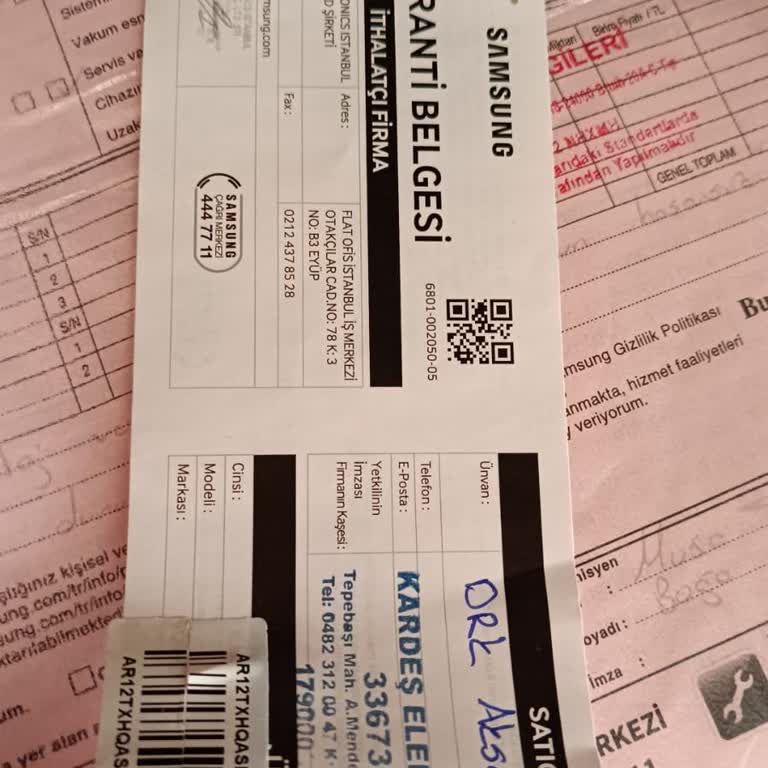 Samsung Şirketine Şikayetim Var