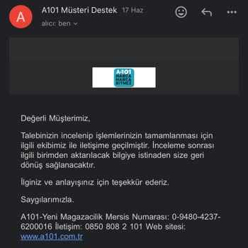 A101 Robot Süpürge Garanti Sorunu