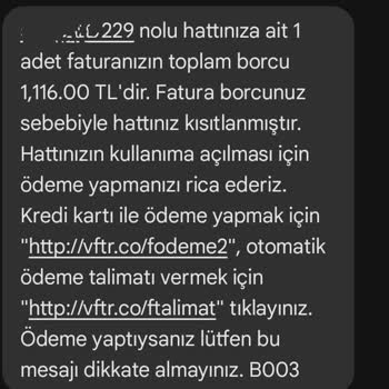 Vodafone Fahiş Fatura! Taahhüt Bitince Faturam 6 Katına Çıktı!