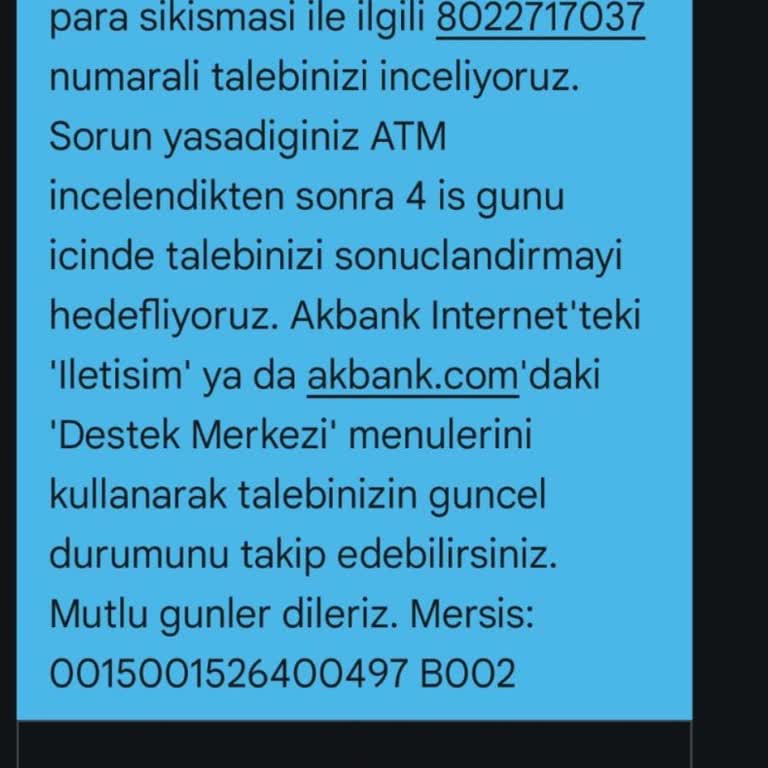 Akbank Mağduriyeti Kendi Paramı Bana Vermiyor