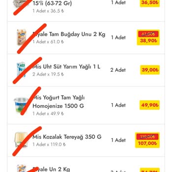 Şok Market Uygulaması Pişmanlık