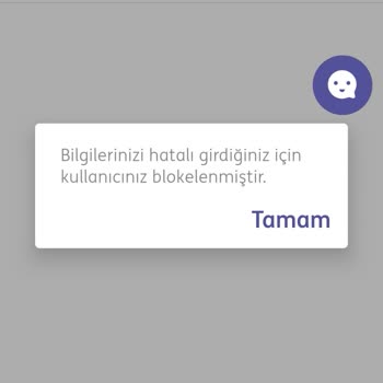 ING Bana Hesabıma Giremiyorum
