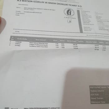 Watsonsın Eksik Ürün Göndermesi
