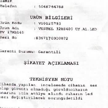 Vestel Televizyon Kronik LED Bar Sorunu