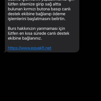 Eğitim Gönüllüleri Vakfı Sahte Burs/Kişisel Bilgilerin Tehlikesi