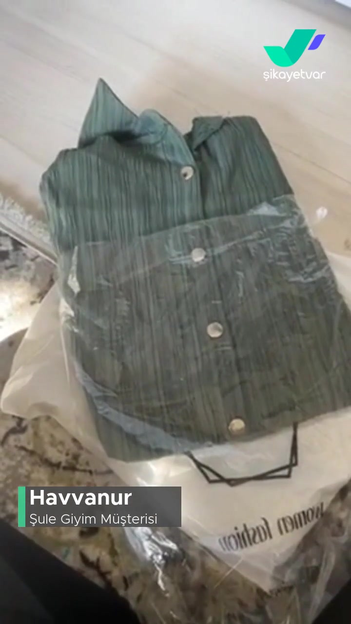 Şule Giyim Elbise Yerine Gömlek Gönderdi! videonun kapak resmi