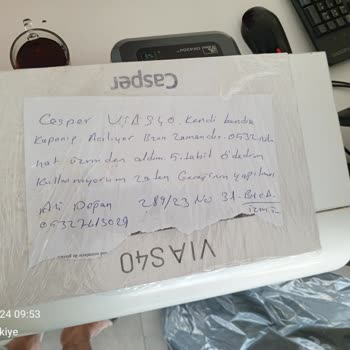 Casper Via Tablet Arızası İçin Servis Te