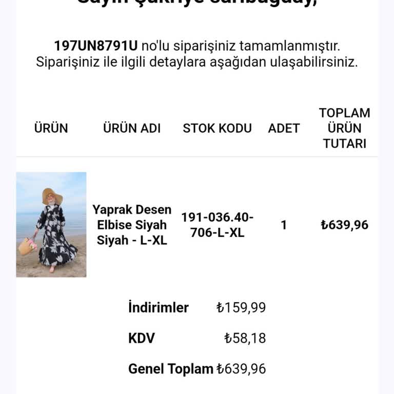 Locco Moda Sipariş Göndermeme Durumu