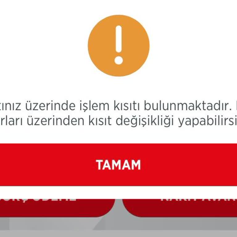 Ziraat Bankası Kredi Kart Erişim Engeli
