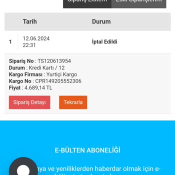 Toner@tonerkartus.com.tr Bu Firma Çok Kötü Sipariş Yapmayın.