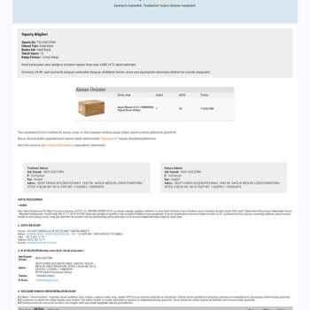 Toner@tonerkartus.com.tr Bu Firma Çok Kötü Sipariş Yapmayın.