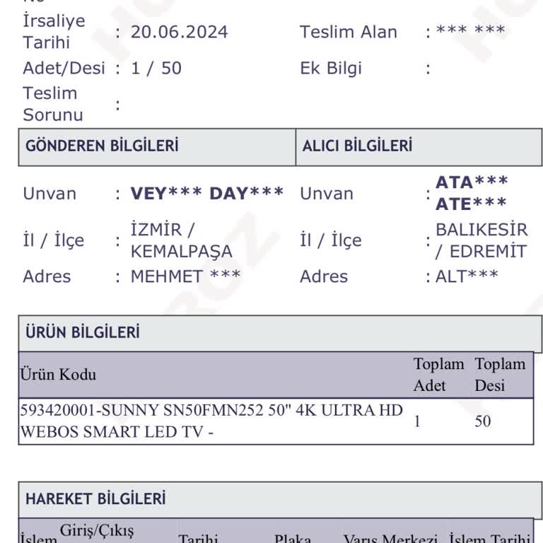 Horoz Lojistik Ürünü Depoda Bekletip Teslim Etmiyor