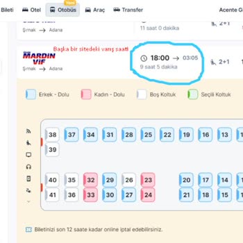 Özlem Mardin Vif Enuygun.com Varış Saati Yanlışlığı Sebebiyle Yaşanan Mağduriyetim.
