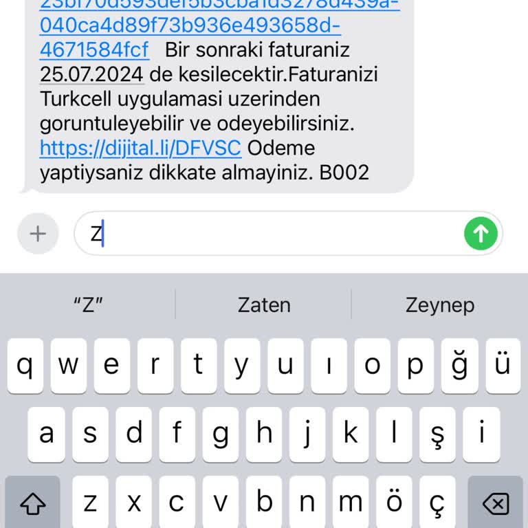 Turkcell İnternet Fatura Aşımı