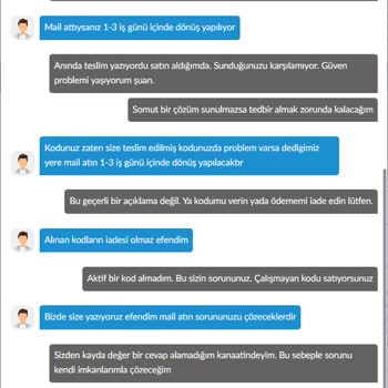 epin.com.tr Epın.com Kullanım Dışı Kod Satıyor!