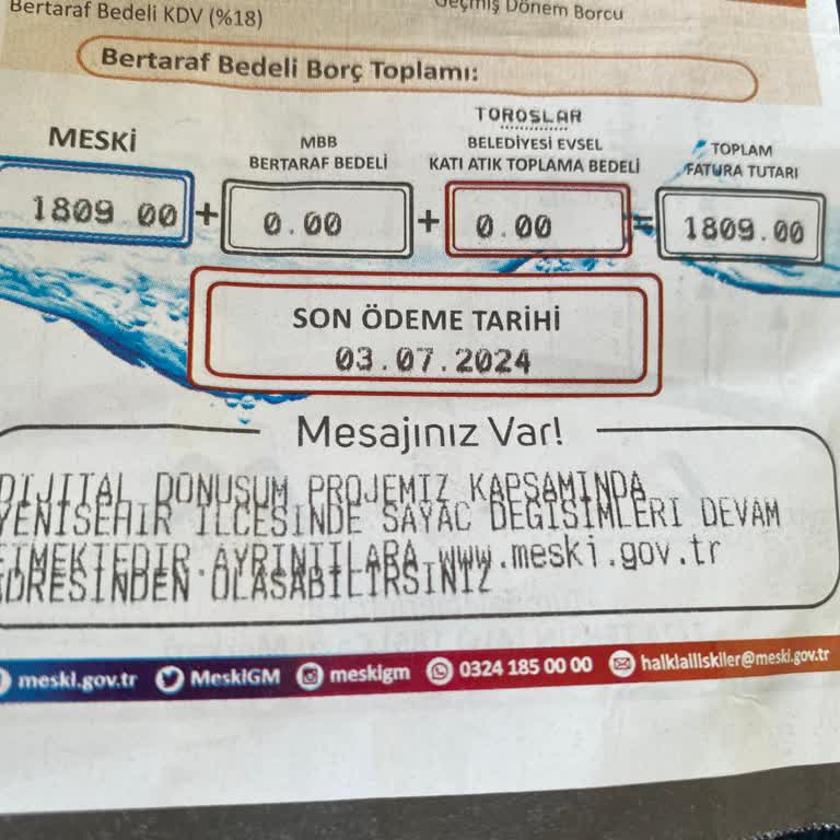 MESKİ Su Yerine Petrol Satıyor Sanki.