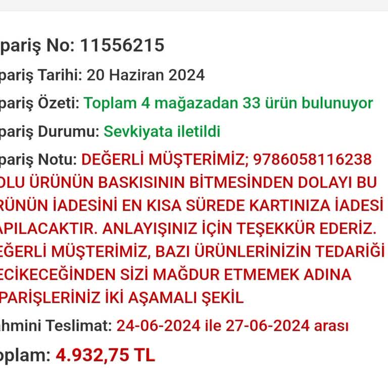 Kitap Seç Kargo Verildiği Adrese Gelmiyor