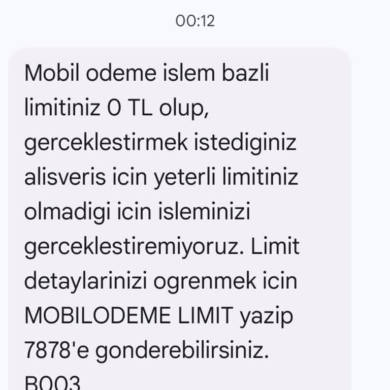 Vodafone Xiaomi Kullanıyorum Sürekli Mesaj Geliyor Mobil Ödeme