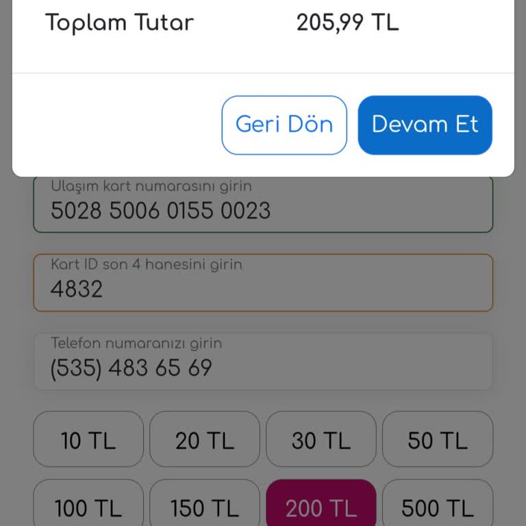 Ankara Kart İşlem Ücreti