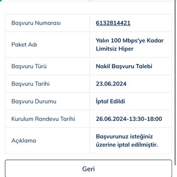 Türk Telekom Nakil İşlemim Haberin Olmadan İptal Ediliyor