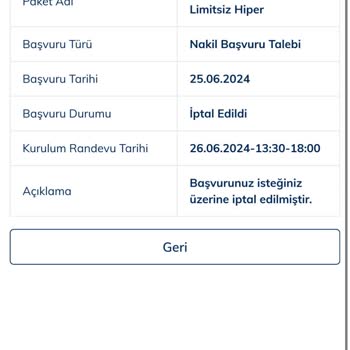 Türk Telekom Nakil İşlemim Haberin Olmadan İptal Ediliyor